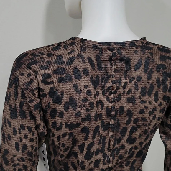KORAL Sofia Netz leopard-print stretch-jersey top - Picture 9 of 12